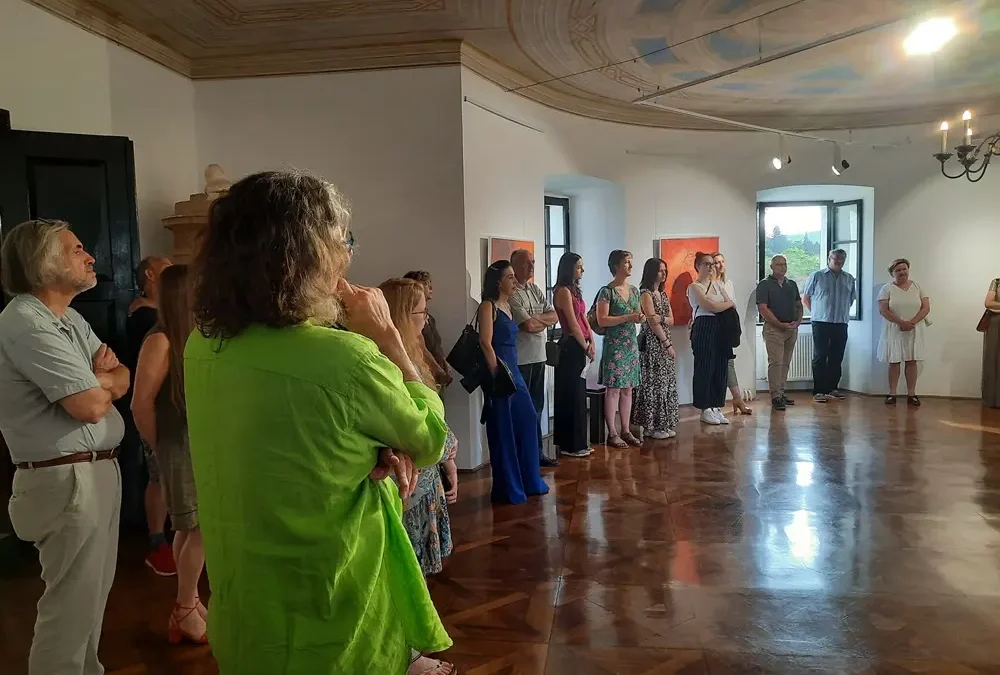 Odprtje razstave Domovina Christiana F. J. Kóniga