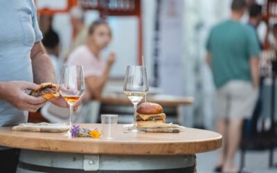 Okusi z gradu na grajski terasi