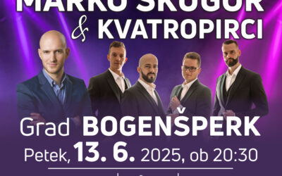 Navodila za obiskovalce koncerta: Marko Škugor in Kvatropirci v petek, 13. 6. 2025