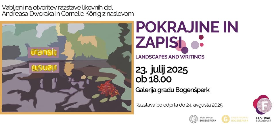 Pokrajine in zapisi v Galeriji gradu Bogenšperk