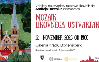Otvoritev likovne razstave Andreja Hostnika: “Mozaik likovnega ustvarjanja”