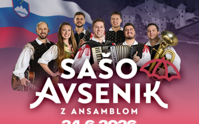 Ansambel Saša Avsenika prihaja 24. junija
