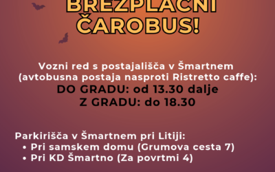 OBVESTILO ZA NOČ ČAROVNIC!
